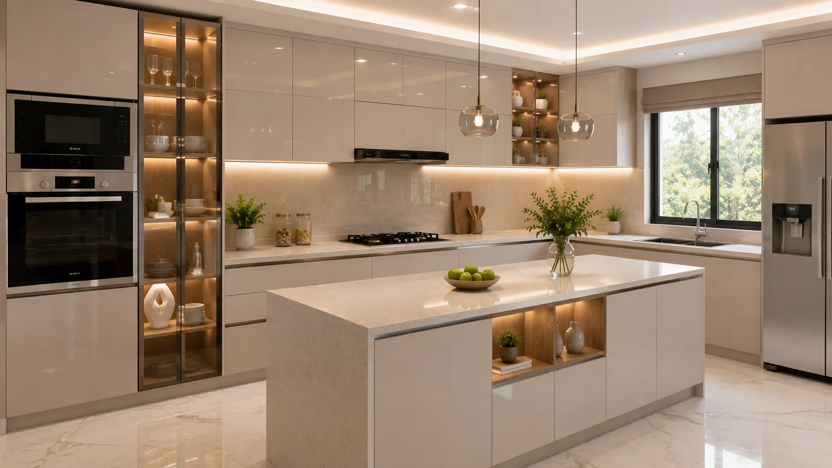 modular kitchen interior